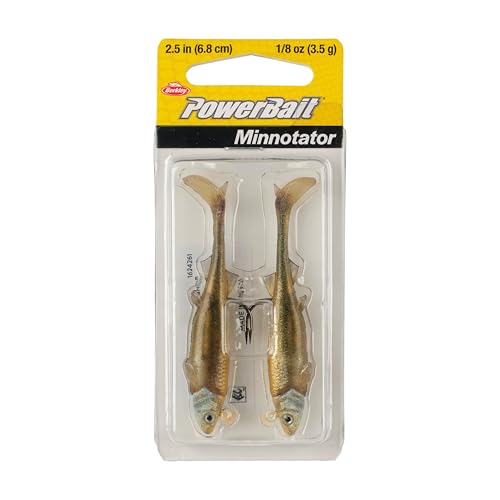 Berkley PowerBait Minnotator Fishing Soft Bait - color: Golden Shiner, size: 2.5 in - 1/8 oz