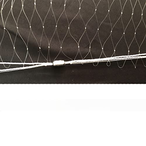 Strong Fishing Line Material Fishing Net Depth 5.5ft Gillnet Length 98 ft Nylon Net 5/8 Inch-2 Inch Mesh Monofilament Nylon Network Big Buoys Fish Net - size: Mesh size 50mm*50mm(2 inch)