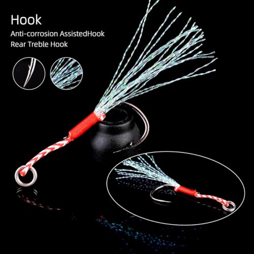 Saltwater Fishing jigs Speed Jigging Slow Jigging Pitching Lures Artificial Lures - size: 10pcs 40G