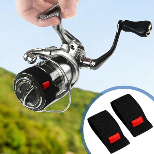 8 Pcs Fishing Spinning Reel Cover Spool Belt Fishing Reel Protection Accessories