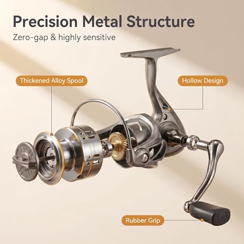 Ultralight Spinning Reel 5.2:1 30KG Drag Fresh/Saltwater - size: LC-1000