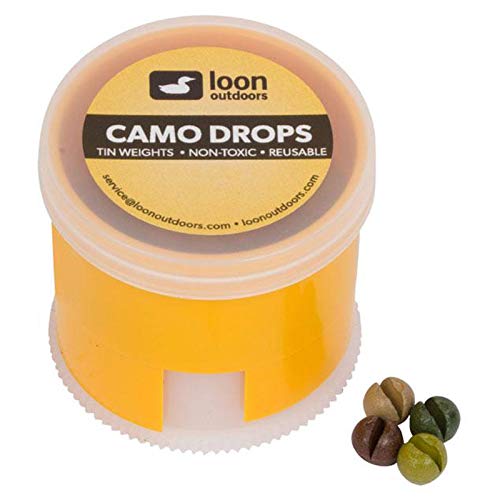 Loon Outdoors Camo Drops Split Shot | Twist Pot - size: #SA (1.2g)