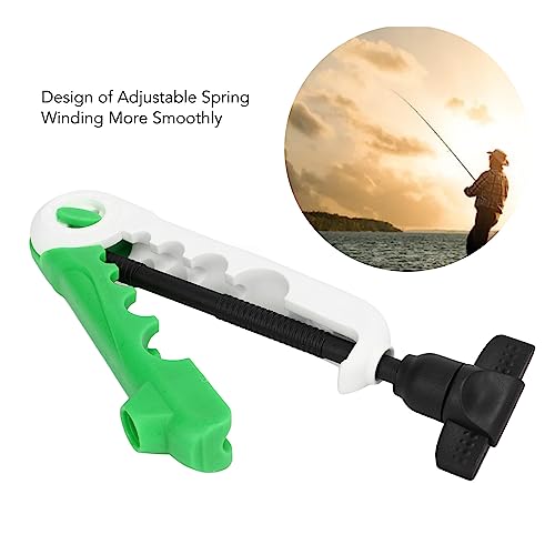 Tyenaza 2PCS Mini Line Spooler, Portable Adjustable Fishing Line Spooler Fishing Line Winder Machine Mini Bobbin Reel Accessories - color: White Green