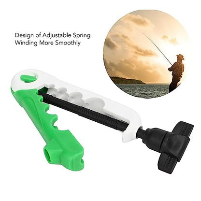 Tyenaza 2PCS Mini Line Spooler, Portable Adjustable Fishing Line Spooler Fishing Line Winder Machine Mini Bobbin Reel Accessories - color: White Green