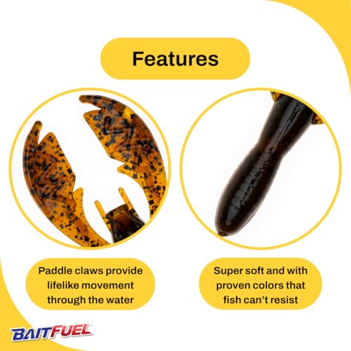 BAITFUEL Baby PACA Craw - color: Kentucky Special