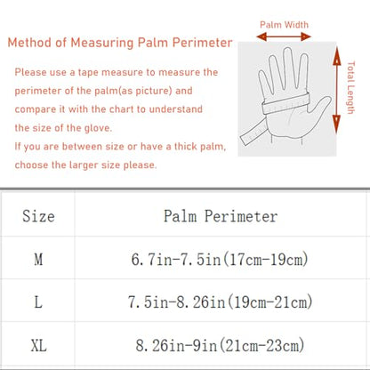 Winter Fingerless Fishing Gloves for Men & Women, Windproof Cold Weather Touchscreen Motorcycle Cycling Gloves for Photography Hunting Driving Ski Running - size: Large