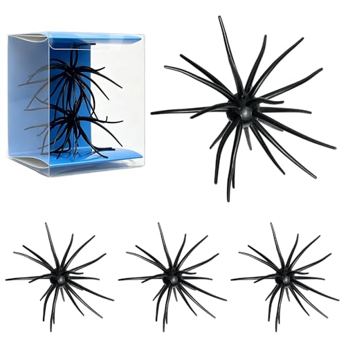4PCS Simulation Sea Urchin Bait, 2026 New Soft Plastic Fishing Lures for Bass Fishing, Sea Urchin Shape Fishing Lure Swimbait for Lake Fishing - color: Dark Green