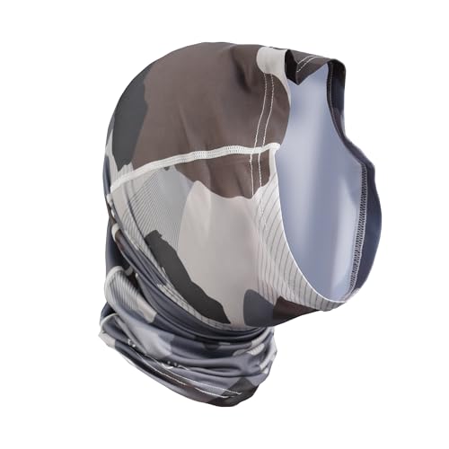 WETFLY Element Stealth Combo Fly Fishing Kit & UPF 50+ Neck Gaiter, UV Face Mask, 5WT 9FT Carbon Fiber Fly Rod, Reel, Case & Accessories for Fishing, Hiking & Outdoor Sports - size: Neck Fly Only