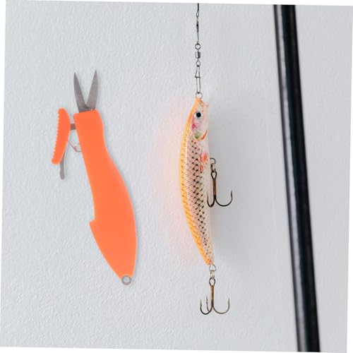 Totority Retractable Fish Scissors Telescopic Braid Cutters for Cutting Fishing Gear Stainless Steel Scissors for Anglers