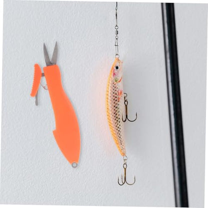 Totority Retractable Fish Scissors Telescopic Braid Cutters for Cutting Fishing Gear Stainless Steel Scissors for Anglers