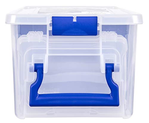 Flambeau Outdoors 4510FB Terminal Tackle File Satchel, 8 Bulk Boxes for Packaged Tackle, Clear