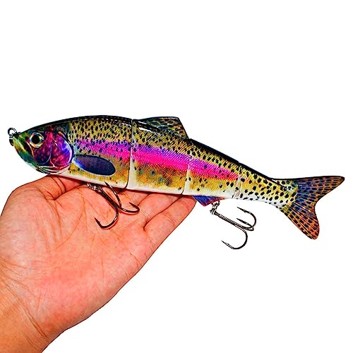 Fishing Lure Swimbait Crankbait Trout Bass Catfish Muskie Bait Fishing Accessories Fishhook Hunting - color: Minow-10''-1PCS-B