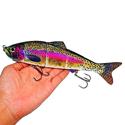 Fishing Lure Swimbait Crankbait Trout Bass Catfish Muskie Bait Fishing Accessories Fishhook Hunting - color: Minow-10''-1PCS-B