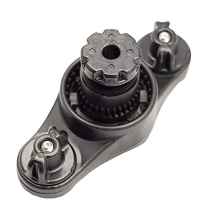 YakAttack HD LockNLoad Track Mount Base | Dual MightyBolt System for Kayak Rod Holders, Fish Finders & Heavy-Duty Gear | Track or Deck Mount | Yak Attack USA-Made
