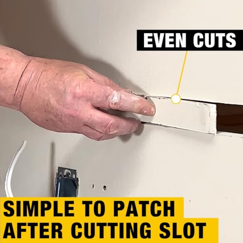 Rack-A-Tiers Slotter Blade (1-1/4") - Dual Sided Multi-Tool Blade, Drywall Channel and Slot Cutter, Cut Two Parellel Lines, Oscillating Tool(42750)