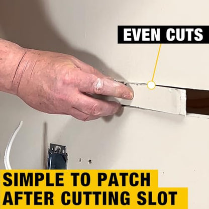 Rack-A-Tiers Slotter Blade (1-1/4") - Dual Sided Multi-Tool Blade, Drywall Channel and Slot Cutter, Cut Two Parellel Lines, Oscillating Tool(42750)