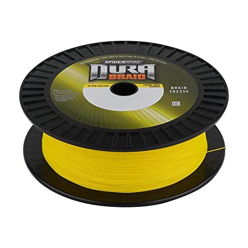 SpiderWire DuraBraid Braid Fishing Line - color: Hi-Vis Yellow, size: 8lb - 500yd