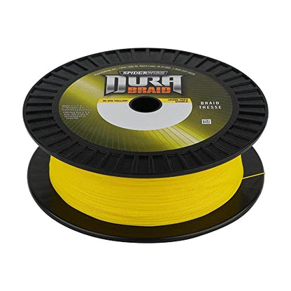 SpiderWire DuraBraid Braid Fishing Line - color: Hi-Vis Yellow, size: 8lb - 500yd
