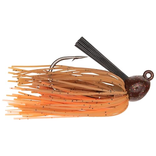 Strike King Bitsy Flip Jig - color: Pumpkin Craw, size: 1/4 oz