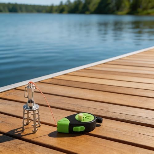 Stainless Steel Fishing Snag Recovery Tool, 30M Rescue Rope Quick Lure Retriever for Shore & Boat Fishing