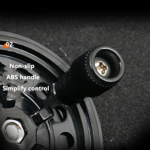 Fly Fishing Reel, Saltwater Fly Reel Fly Fishing Reels,Fly Fishing Tackle Round Tackle Wheel Ice Fishing Reels Plastic
