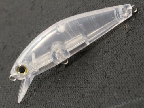 10 Blank Unpainted Minnow Crankbait Topwater Lipless Jerkbait Fishing Lures V5 - color: UPM277P10