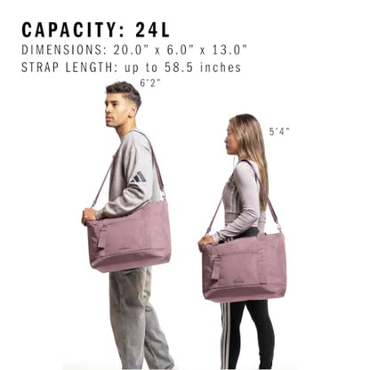 adidas All Me Tote - color: Magic Mauve Purple