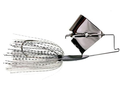 Buzzbait - color: Gizzard, Nickel Blade, size: 3/8 oz