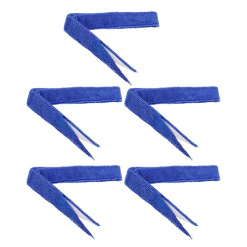 Ipetboom Fishing Rod Straps Wraps Anti-slip Fishing Pole Bands 5pcs Blue with Fiber Material for Stable and Ergonomic Grip for Outdoor