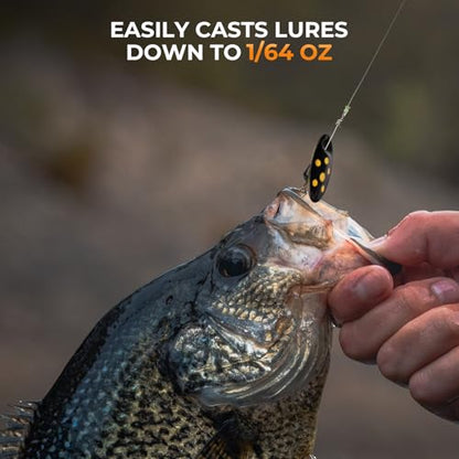 KastKing Zephyr Finesse Fishing Rods – BFS Baitcasting & Spinning Rods, IM6 Graphite, Extra Twin-Tip, 2pc & 3pc Travel Design, Ultra-Light Lure Casting, Stainless Steel Guides with Zirconium Rings - size: 5'9"- FL- Fast (2pcs+ Extra Tip), style: Bait Fine