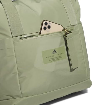 adidas All Me Tote - color: Tent Green/Gold Metallic