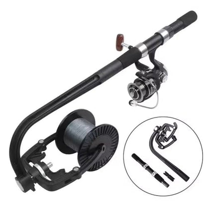 Fishing Line Winder Fishing Line Spooler Adjustable Table Clamp Fishing Reel Machine Wire Winding Reclaimer Equipment