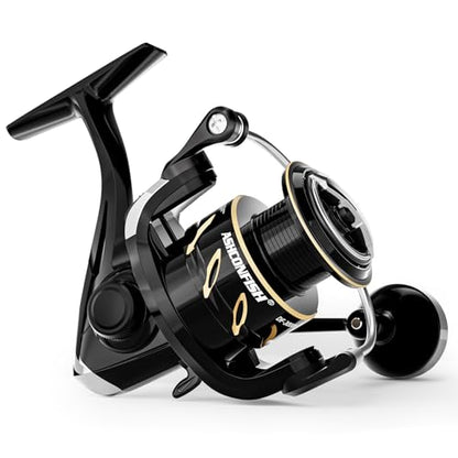 Ashconfish DF Series Spinning Reel Saltwater & Freshwater Fishing Reel, Lightweight Nylon/Fiberglass Frame, 7+1BB, 5.2:1 Gear Ratio,Long-Distance Casting DF - size: 5000, style: Deep Spool Line Cup(df)