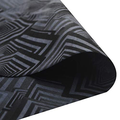 Obacle Seamless Face Mask Rave Bandana Men Women for Dust Sun Wind Protection - color: Geometry Black Gray