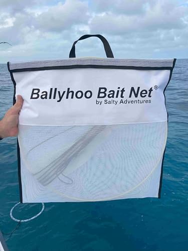 Ballyhoo Bait Net - Collapsible Hoop Net - Folds for Easy Storage