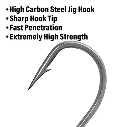 Dr.Fish 10 Pack Swimbait Jig Heads, Saltwater Fishing Jig Heads 3D Eyes High Carbon Steel Hooks Surf Fishing Lures Flounder Striper Halibut Pompano Bass - color: Pink, size: 1/4oz-Hook#1/0