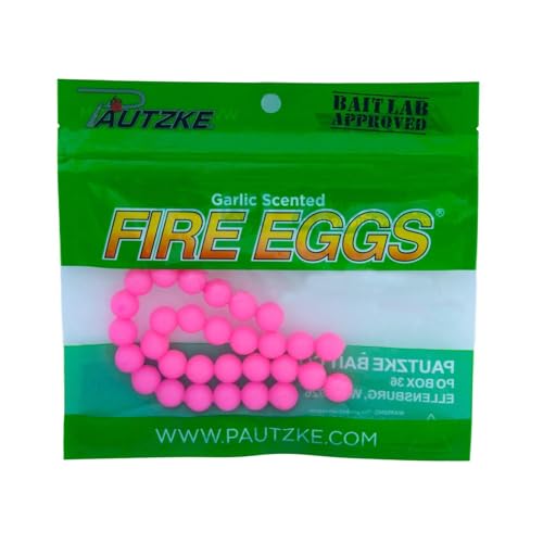 Pautzke Bait FEGG/Pink: Fire Egg, Pink, 30 Ct