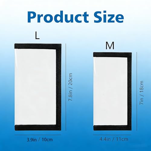 6 Pack Fishing Lure Hook Covers - Transparent PVC Water-Resistant Lure Wraps for Fishing Rod Tackle Organization