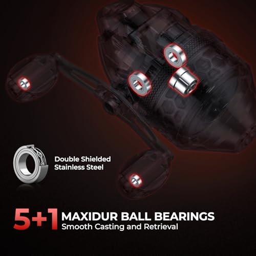 KastKing Brutus Twin-Tip Fishing Rod and Reel Combo, Baitcaster, Spinning & Spincast Combo, IM6 Graphite 2-Piece Rod with Backup Tip Section, EVA Handle, Durable & Sensitive, Freshwater Fishing - size: 30 Reel, 6'0" M(2 Pcs + Extra Tip), style: ‎spincast