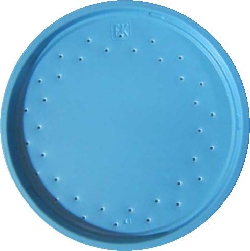 8 oz. Blue Plastic Bait Cup with Vented Lid. 250 Count