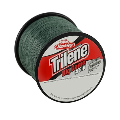 Berkley Trilene Big Game Braid Fishing Line - color: Lo-Vis Green, size: 65lb - 328yd