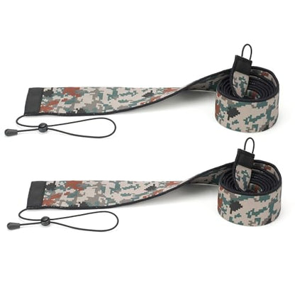 Neoprene Camo Fishing Rod Sleeves,Fishing Pole Sleeves,Fishing Rod Socks | UV Resistance,Puncture Resistant, Protect Casting, Spinning, Trolling Fishing Rods, Storage, tangled-free,75in,68in,60in - color: 2-Digital Camo, size: 60"