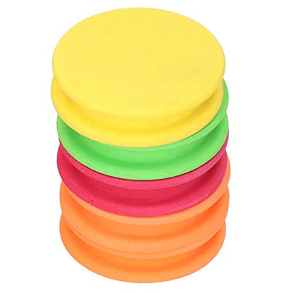 VBESTLIFE Box of 10pcs Fishing Foam Spools, Mix Color Line Storage Foam Spools Fishing Winding Board Fishing Tackle