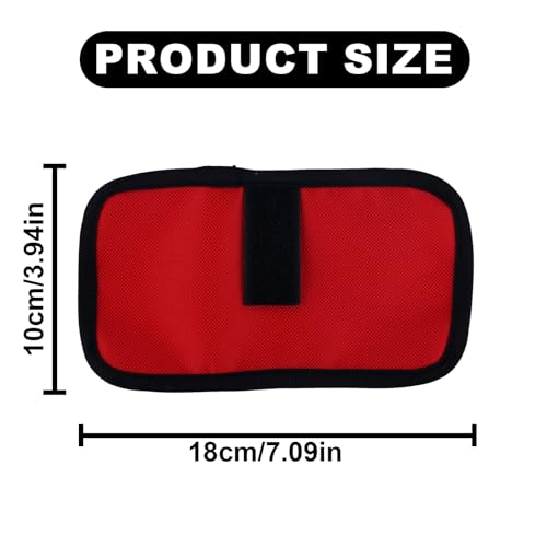 Gosknor 6pcs Fishing Lure Wraps, Protective Covers Oxford Cloth Hook Bait Wraps for Fishing Rod Protection and Safe Storage