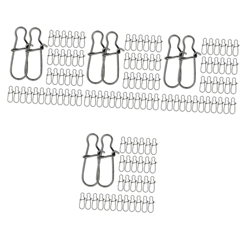 Toddmomy Lure Pin Hook Fishing Lure Connector Fishing Tackle Kit Fishing Snaps Clip Fishing Supply Fishing