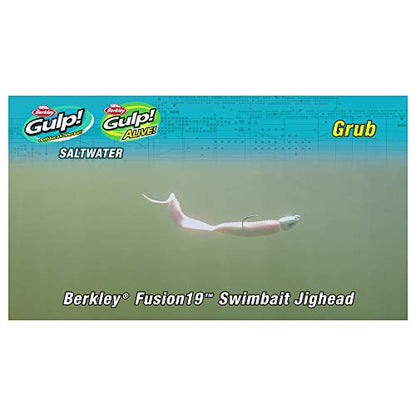 Berkley GASPG6-Soft Bait - color: Pearl White, size: 4in - Pint 4x7