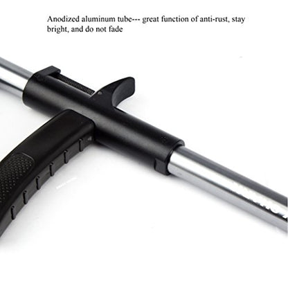 Fishing Hook Remover, Aluminum Fish Hook Remover Tool, Fish Hook Remover Tool Fishing Accessories 9.6in - color: gun metal