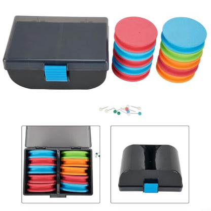 20-Pack EVA Foam Rig Winders With Storage Box ABS Plastic Line Spool Holder Kit For Sea Fishing Tackle Organization Portable Lightweight Design