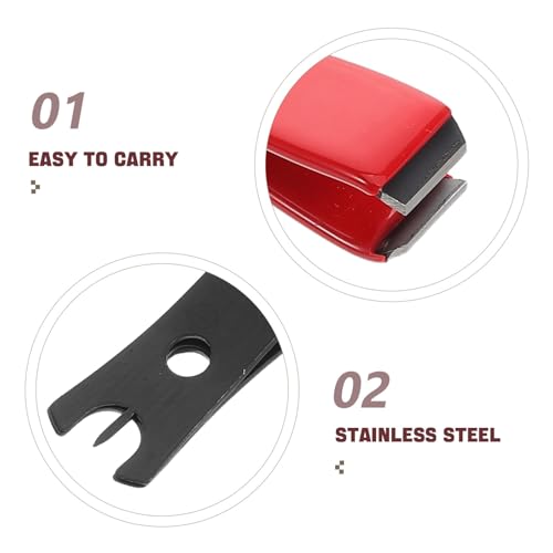 Multifunctional Stainless Steel Fishing Shear and Portable Fishing Wire Cutter Compact Tool for Braided Line Cutting