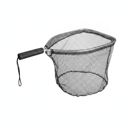 Landing Net Head Replacement with Rubber Mesh and Aluminum Alloy Frame for Freshwater Fishing (1 PC) - size: 15.75 x 11.02 x 11.81"